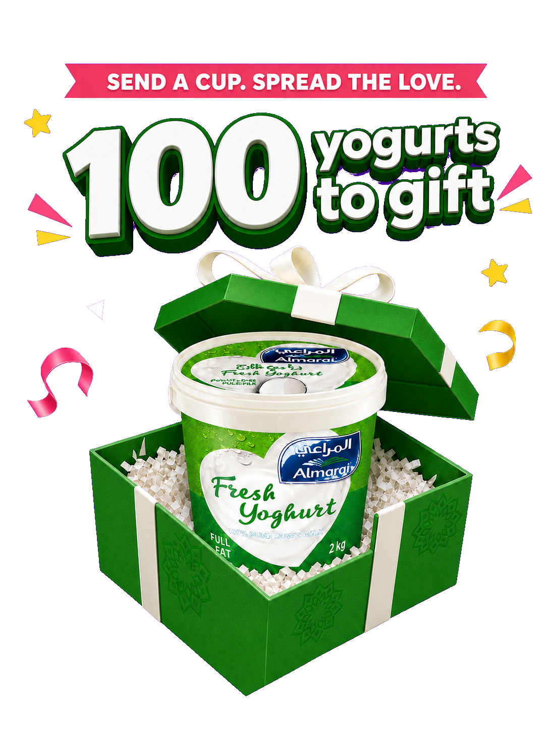 Send a cup, show your Karam — 100 yogurts to gift